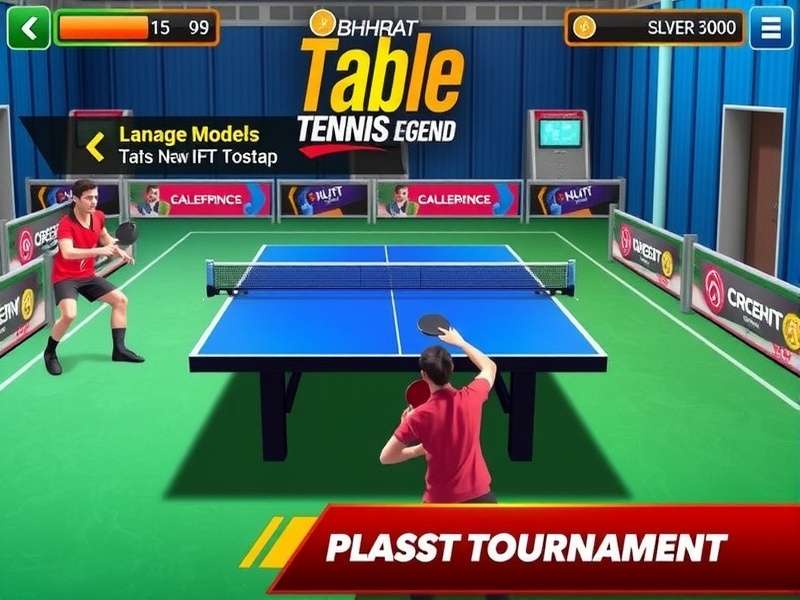 Bharat Table Tennis Legend Game Screenshot